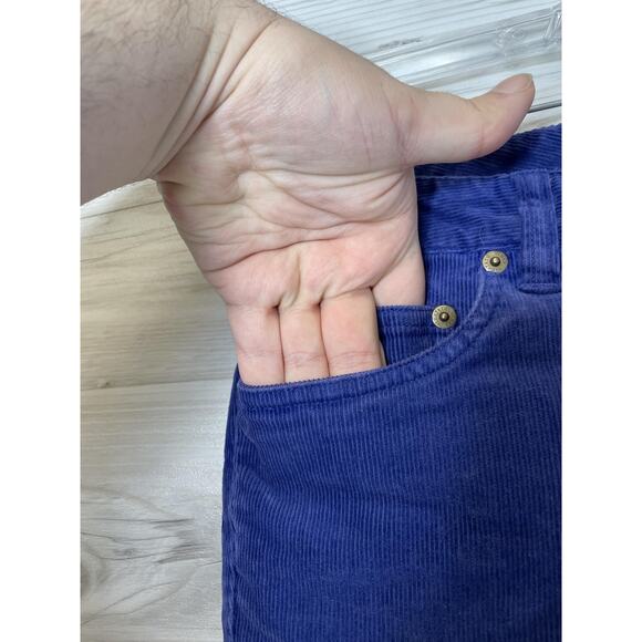 Vineyard Vines Pants Womens 00 Blue Corduroy Stretch 5-Pocket Skinny Zip Fly - Picture 3 of 13